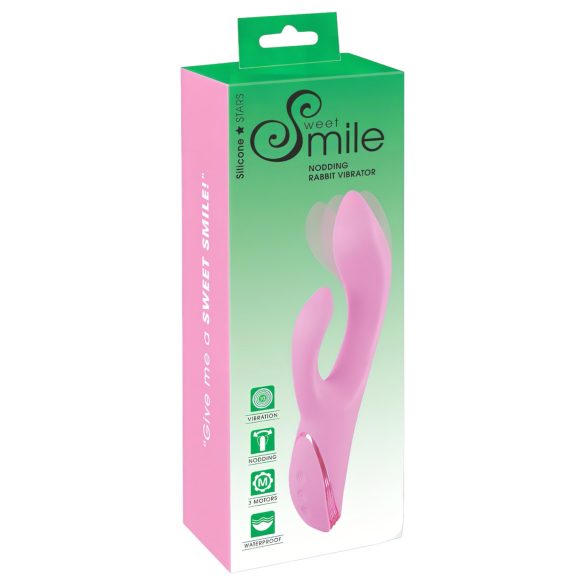SMILE Nodding - nabíjecí vibrátor s pohyblivou hlavicí (růžový)