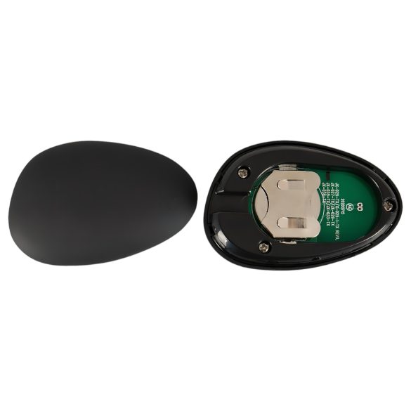 Rebel - dobíjecí penisový kroužek a vibrátor na varlata (černá)