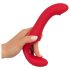 You2Toys Bezešvový - rádiový, připevnitelný vibrátor (červený)