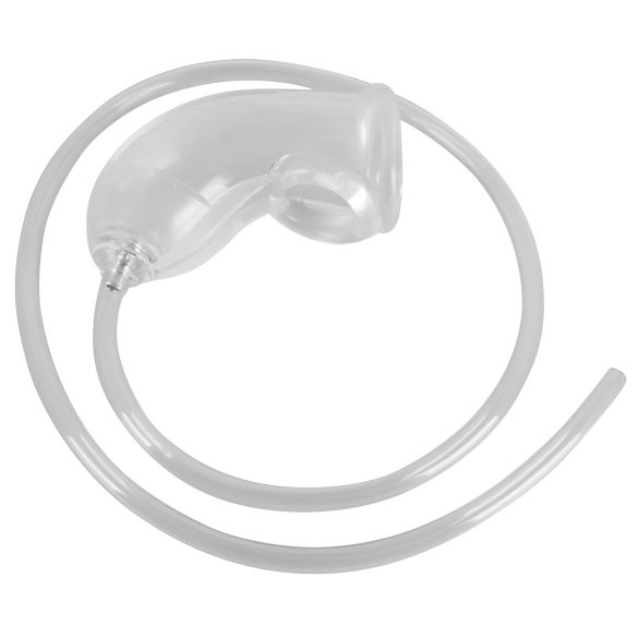 You2Toys - návlek na penis s vývodní trubicí - průhledný