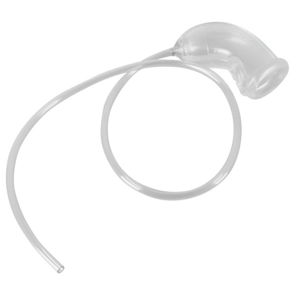 You2Toys - návlek na penis s vývodní trubicí - průhledný