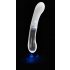 You2toys Liaison - skleněný LED vibrátor (průsvitný-bílý)