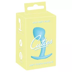   Cuties Mini Butt Plug - silikonový anální kolík (modrý, 2,6 cm)