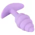 Cuties Mini Butt Plug - silikonový anální kolík (fialový, 2,8 cm)