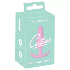   Cuties Mini Butt Plug - silikonový anální kolík (růžový, 2,1 cm)