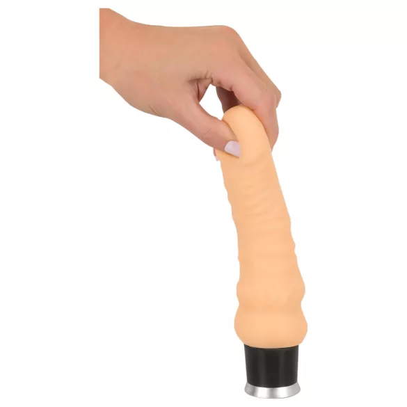 Nature Skin - realistický vibrátor - silikon - tělová barva