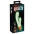You2Toys Glow - fosforeskující vibrátor s klitorální výstupkem (bílý)