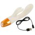 You2Toys Glow - fosforeskující vibrátor s klitorální výstupkem (bílý)