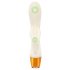 You2Toys Glow - fosforeskující vibrátor s klitorální výstupkem (bílý)
