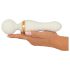 You2Toys Svítící ve tmě - masážní vibrátor (bílý)