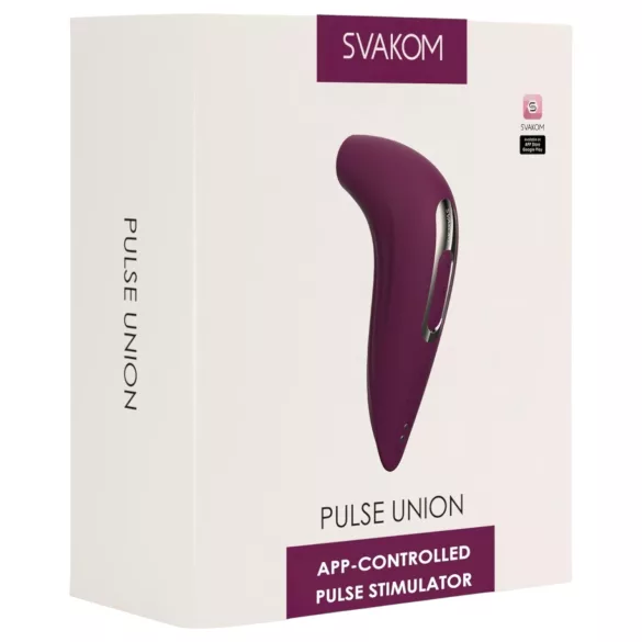 Svakom Pulse Union - chytrý stimulátor klitorisu s tlakovými vlnami - fialový