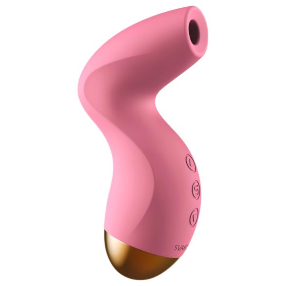 Svakom Pulse Pure - růžový akku stimulátor klitorisu s vlnami.