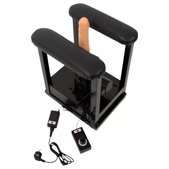 The Banger Sit-On-Climaxer - elektrický černý sexuální stroj