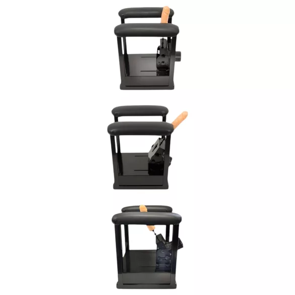 The Banger Sit-On-Climaxer - elektrický černý sexuální stroj