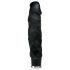 Přírodní kožní vibrátor - černý (22 cm)