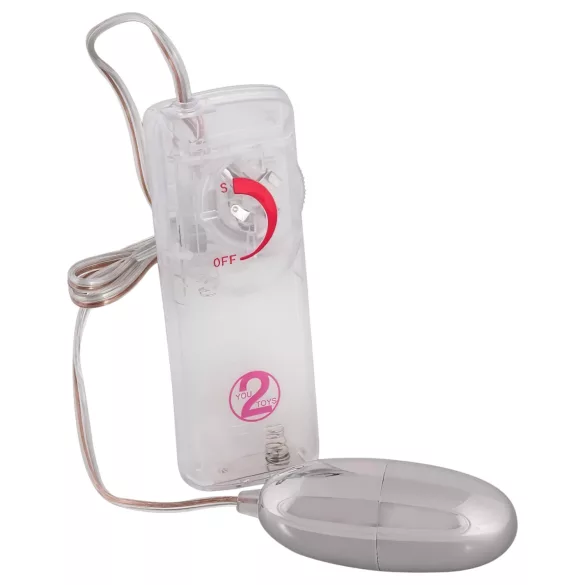 You2Toys - vibrační vajíčko Silver Star - stříbrné