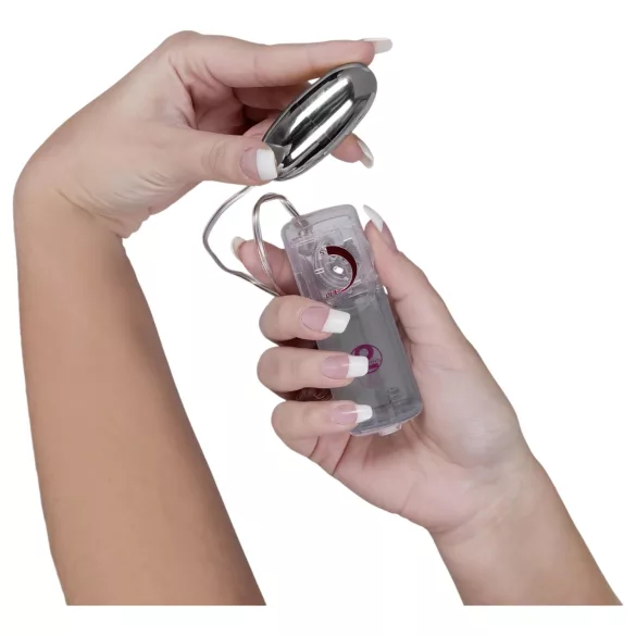 You2Toys - vibrační vajíčko Silver Star - stříbrné
