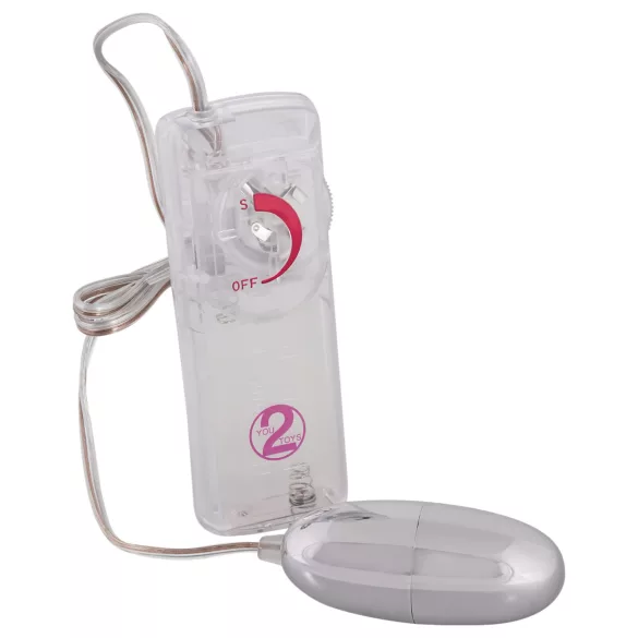 You2Toys - vibrační vajíčko Silver Star - stříbrné