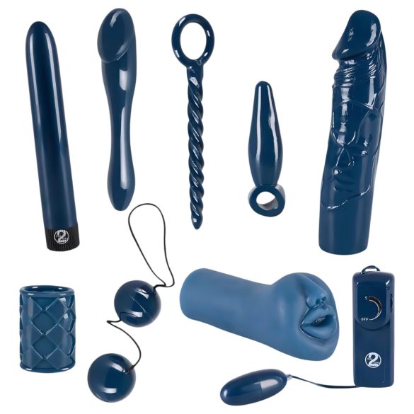You2Toys - Midnight Blue - vibrační sada (9 dílů)
