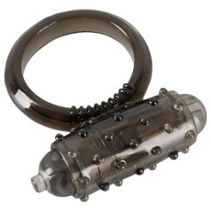   You2Toys - silikonový vibrační erekční kroužek - černý