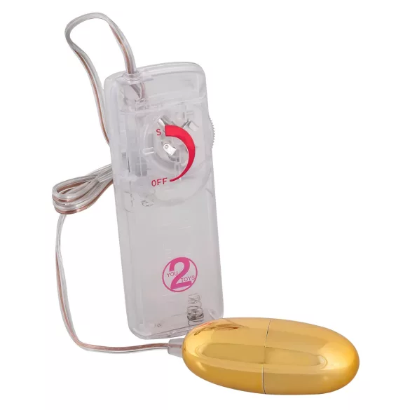 You2Toys - vibrační vajíčko - zlatá barva