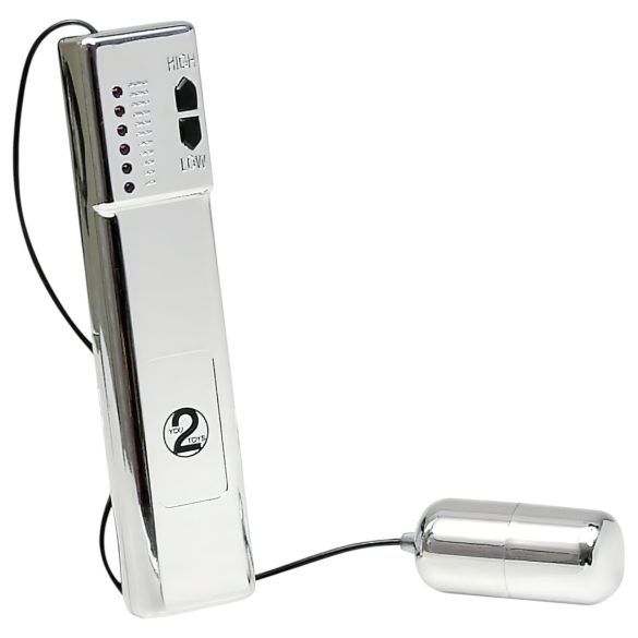 You2Toys Climax - vibrační vajíčko - stříbrné