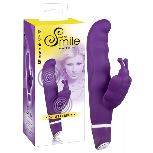 SMILE - vibrátor na klitoris a bod G - motýlek