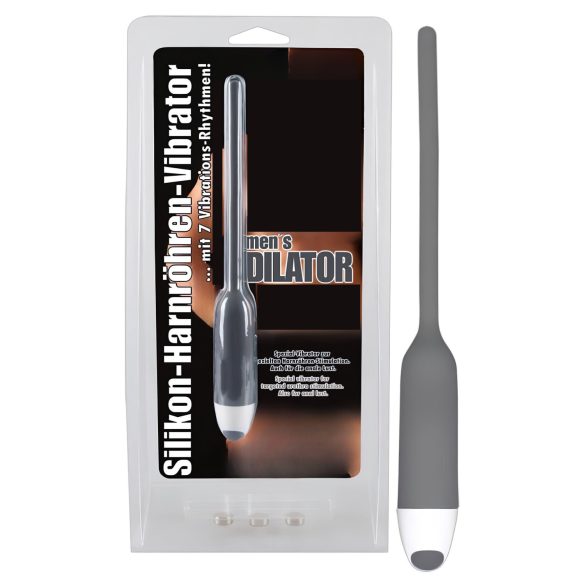 You2Toys - DILATÁTOR - silikonový uretrální vibrátor - šedý (6 mm)