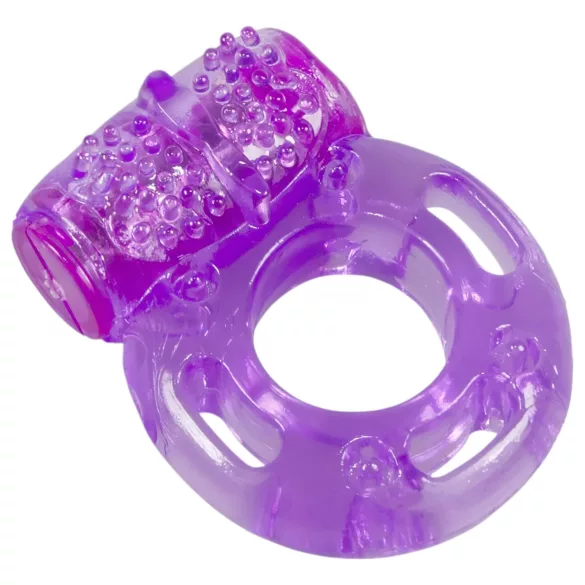 You2Toys - Vibrační erekční kroužek - jednorázový - fialový
