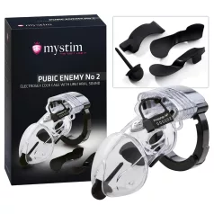 mystim Pubic Enemy No 2 - elektro penisová klec