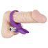 SMILE Rabbit - vibrační kroužek na penis (fialová)