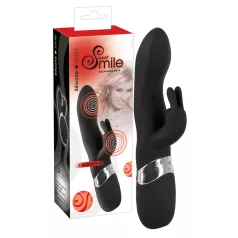 Smile - vibrátor s 2 motory - USB dobíjení - černý