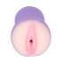 You2Toys - Gina - vibrační vagína (přírodní-fialová)
