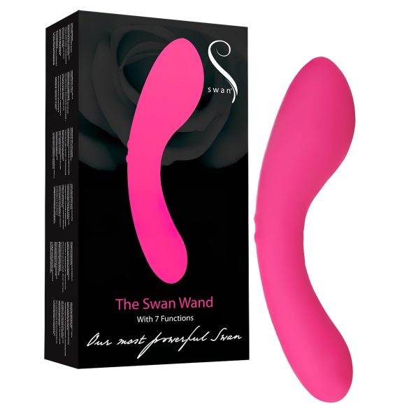 The Swan Wand - akumulátorový masážní vibrátor (růžový)