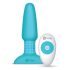 b-Vibe - rotující perličkový anální vibrátor (tyrkysový)