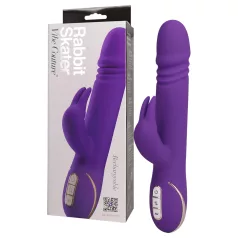   Vibe Couture Rabbit Skater - Králičí, tlačící vibrátor (fialový)