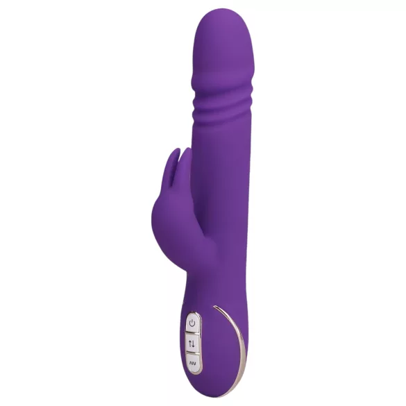 Vibe Couture - vibrátor rabbit s pohyblivým přirážením - fialový