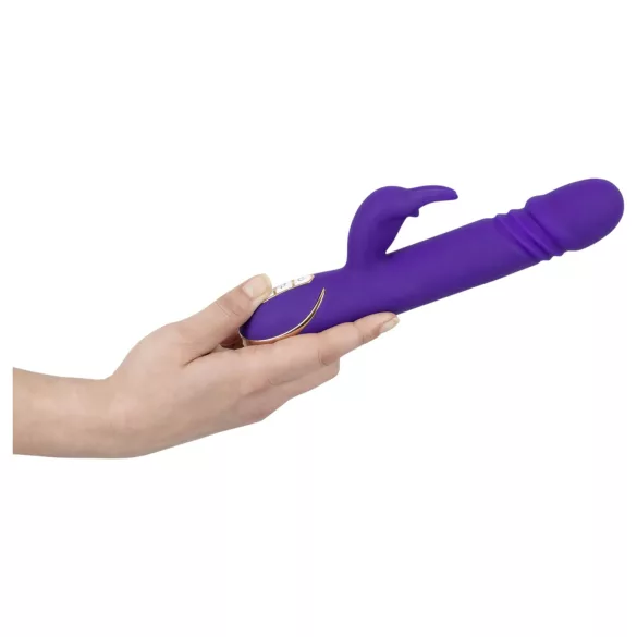 Vibe Couture - vibrátor rabbit s pohyblivým přirážením - fialový