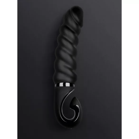 Gvibe - vibrátor pro G-bod - dobíjecí, voděodolný silikon - černý