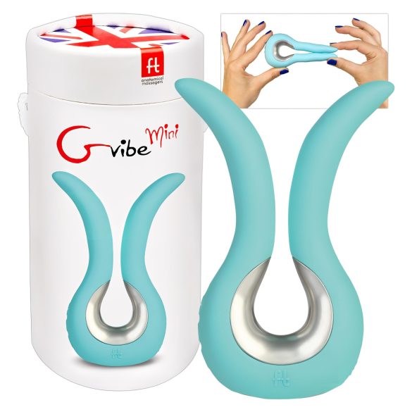 G-vibe Mini - USB silikonový vibrátor (mentolová)
