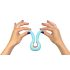 G-vibe Mini - USB silikonový vibrátor (mentolová)