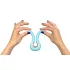 G-vibe Mini - vibrátor na G-bod - silikonový - USB nabíjení - mátový