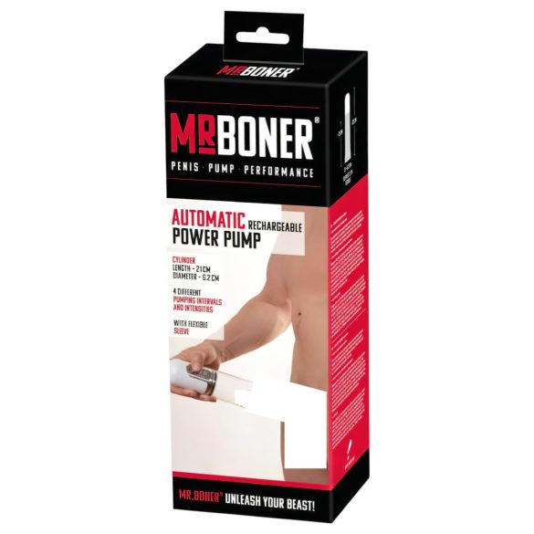 Mister Boner Automatic - akumulátorová vakuová pumpa na penis