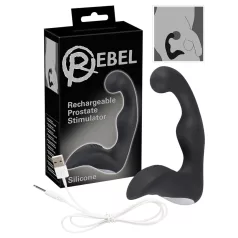   Rebel - vibrační stimulátor prostaty - dobíjecí - černý