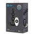 b-Vibe - triple kuličkový anální vibrátor s akumulátorem (černý)