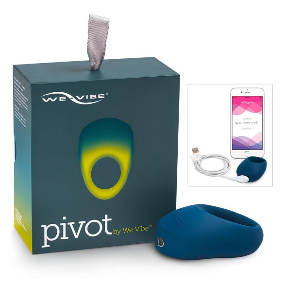 We-Vibe Pivot - dobíjecí, vibrační erekční kroužek (tmavě modrá)