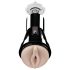 PDX Cock Compressor - sací a vibrační vaginální masturbátor (černý)