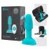 b-Vibe - anální vibrátor s rotujícími korálky - tyrkysový