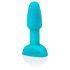 b-Vibe Rimming - rotační perlový anální vibrátor (tyrkysový)