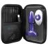 b-Vibe Rimming - točící anální vibrátor s perlami (fialový)